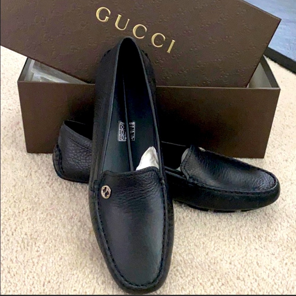 🖤🤍Black Leather Authentic Gucci Loafers🖤🤍